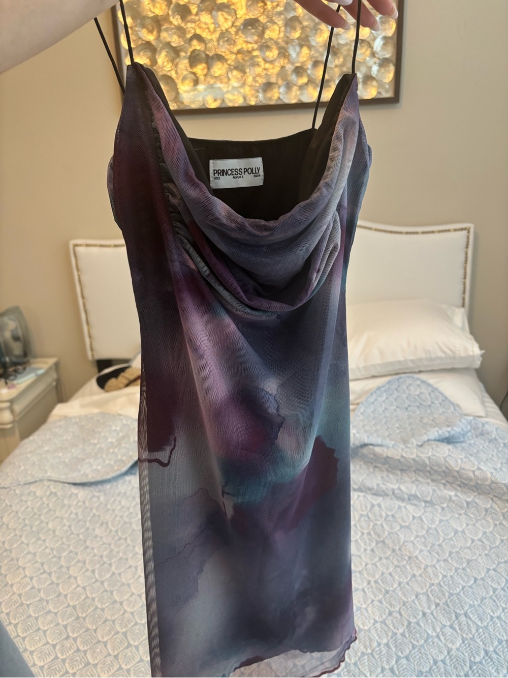 Princess Polly water color mini dress - Picture 4 of 6